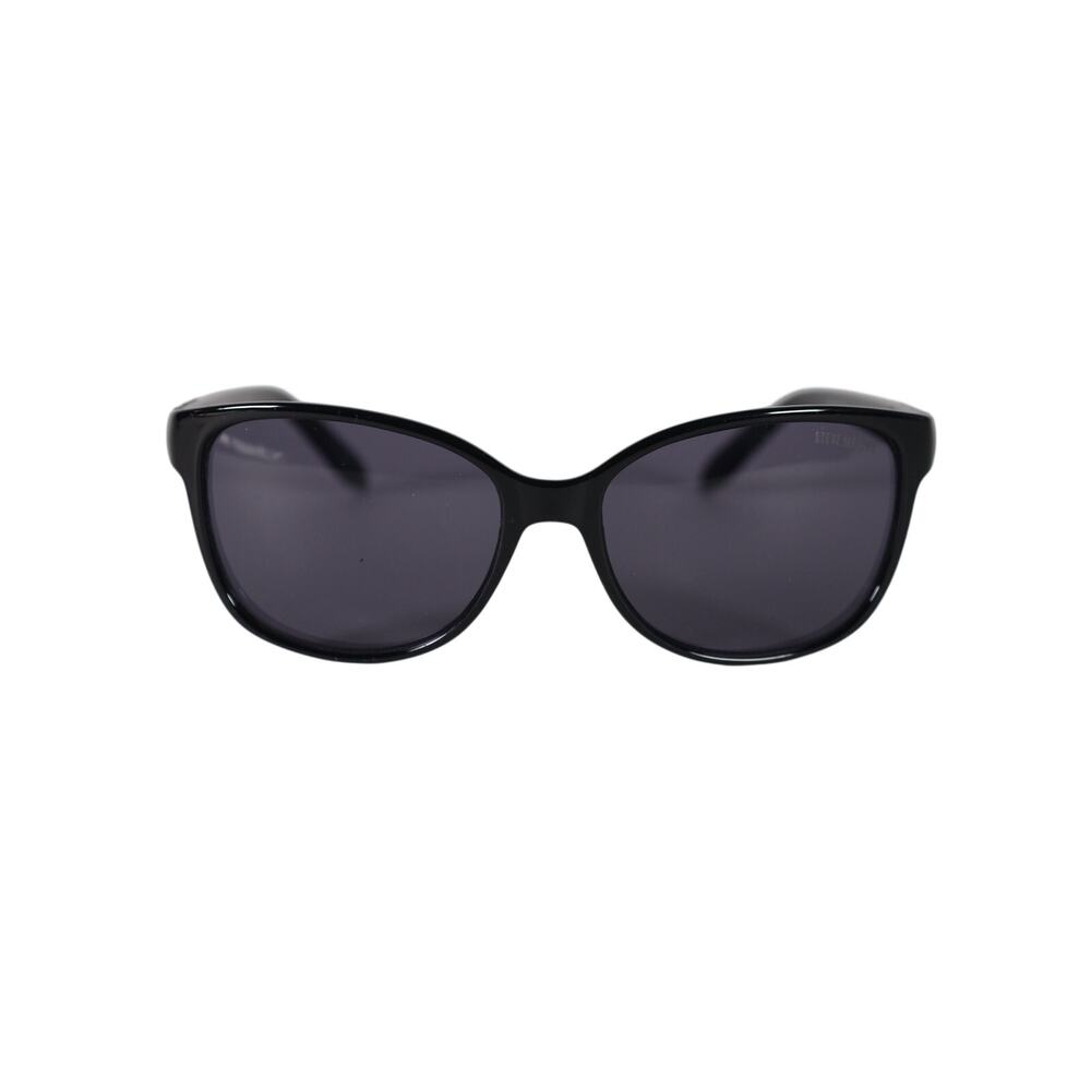 Steve Madden Oval BOBBIN Lightweight Women's Sunglasses - Black / Grey - NWT